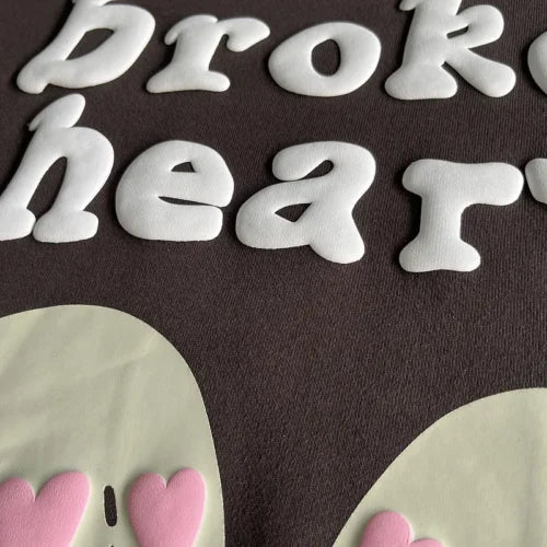Broken Planet Market Broken Hearts Hoodie Dark Brown